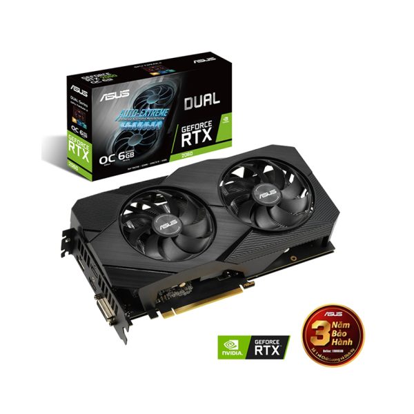 Vga Asus  RTX 2060 Evo 6G D6 Dual OC 2 Fan