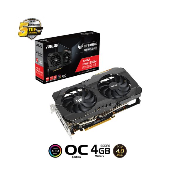 VGA Asus TUF RX 6500XT-O4G-GAMING